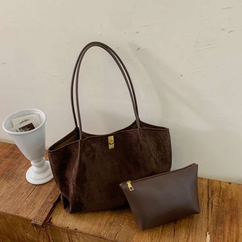 Женская сумка-тоут из замши с  – обзор и цена Luxury Bags Tote
